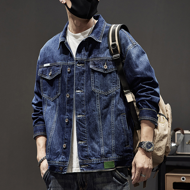 $26.28 Heavy Industry Retro Denim Jacket Men