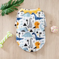 Dog Clothes Full Printed Spring And Autumn Clothing Small Dog Pet Clothing - Qz030 - View 1