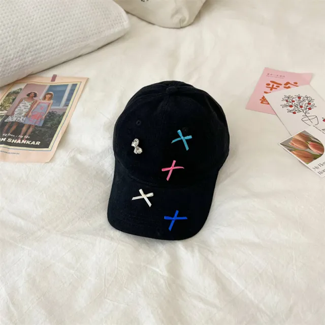 Autumn And Winter Bow Special Baseball Cap Black - Shop at LoveMi