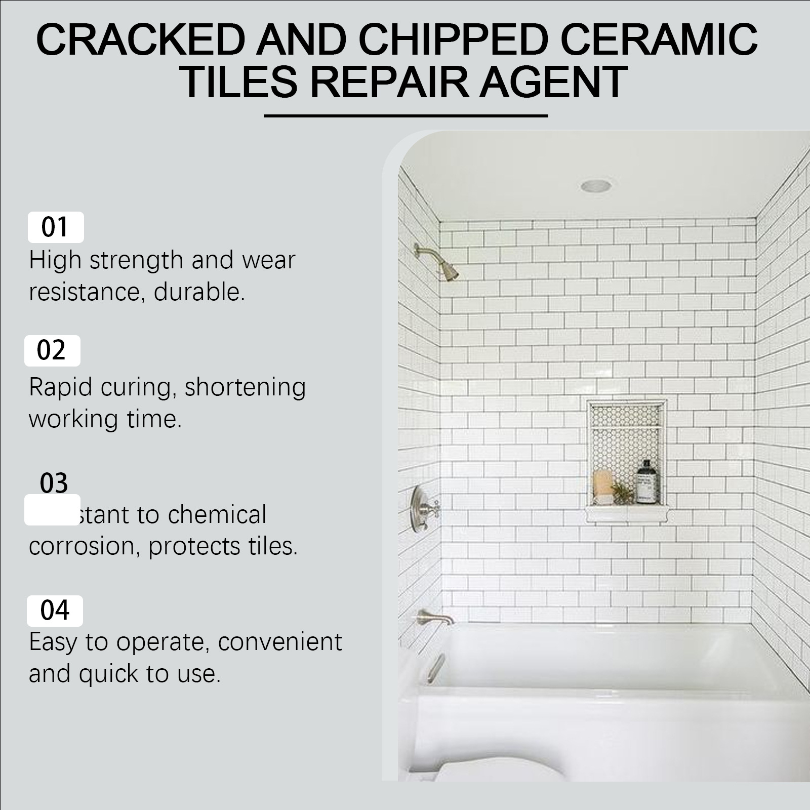 Title 4, Tile Falling Cracking Repair Efficient Repair W...