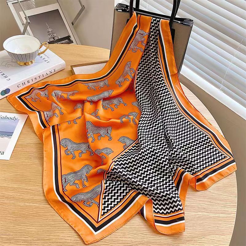 Women's High-end Thin Square Scarf - Image 56