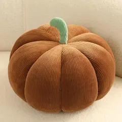 Home Modern Minimalist Pumpkin-shaped Pillow Cushion - Brown Pumpkin - View 1
