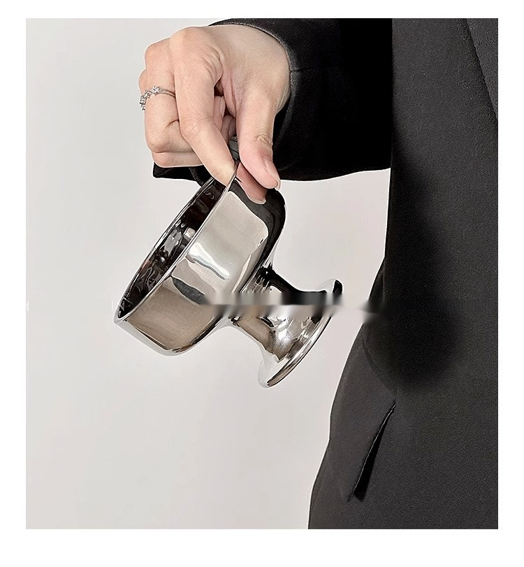 Fruit Fishing Salad Vintage Goblet Mousse Ice Cream Cool Drinks Cup Pudding Glass