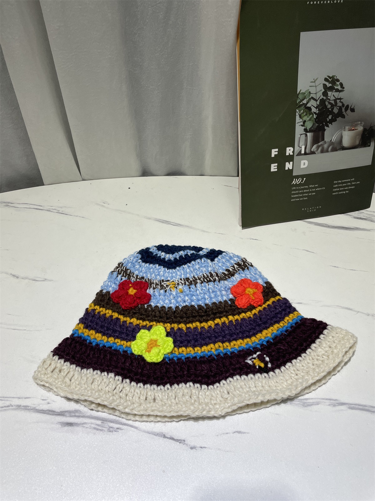 Title 8, Cappello da pescatore a fiori color block dal d...