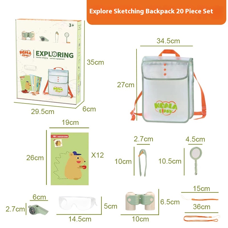 Sketch Backpack 20piece Sets