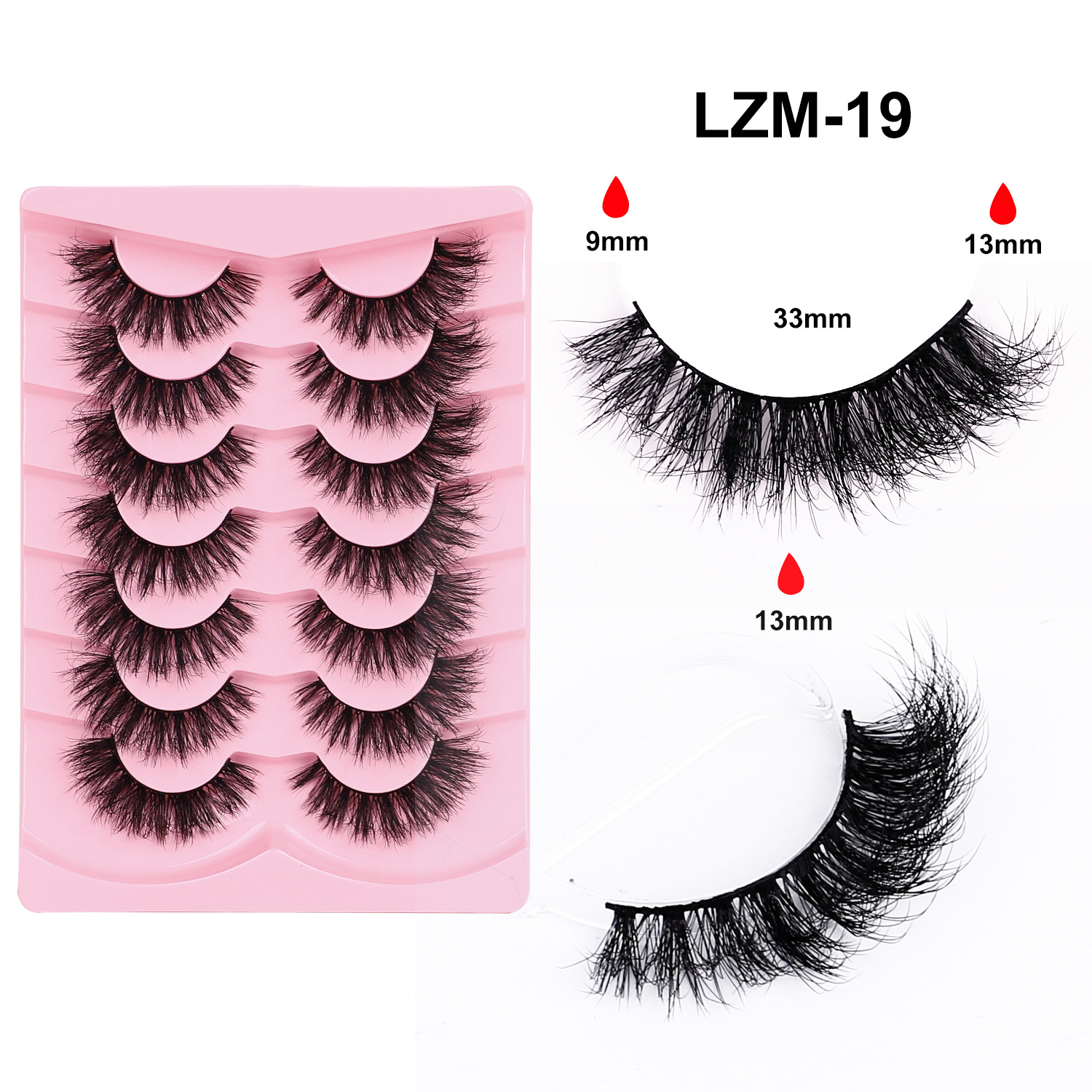 3D False Eyelashes For A Thick, Voluminous, And Dramatic Little Devil Eye Look