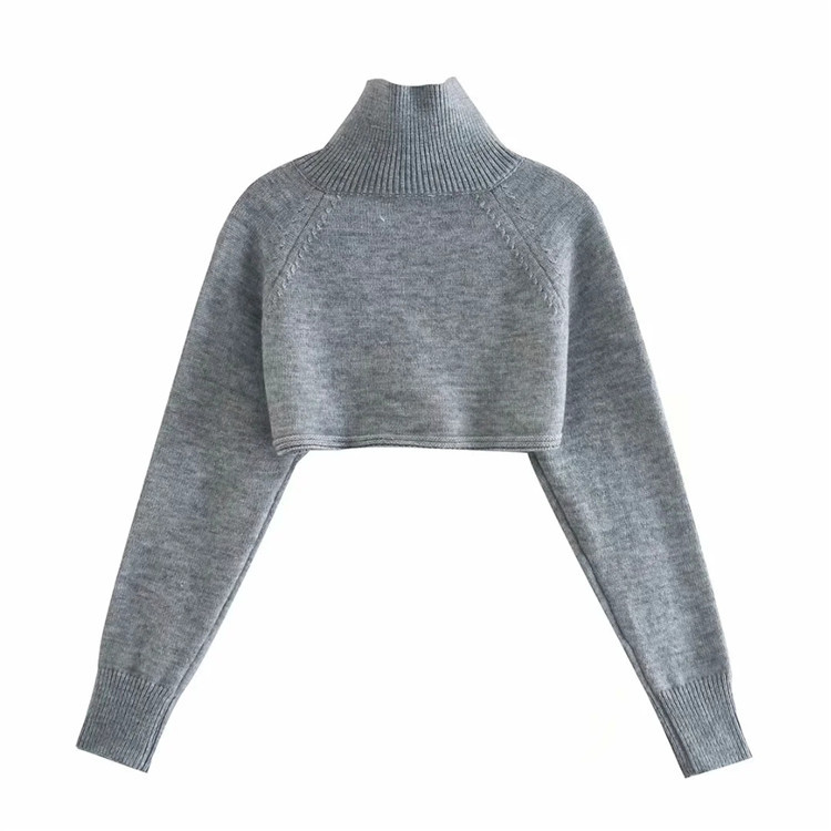 Title 14, Casual Fashion Simple Pure Color Sweater