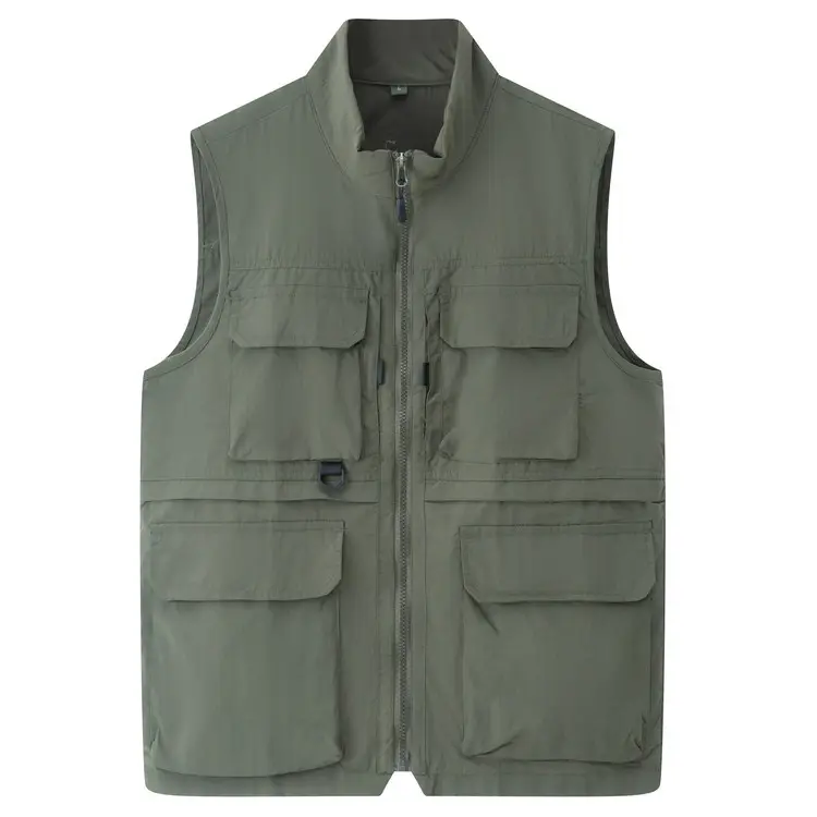Spring And Autumn Multipocket Vest