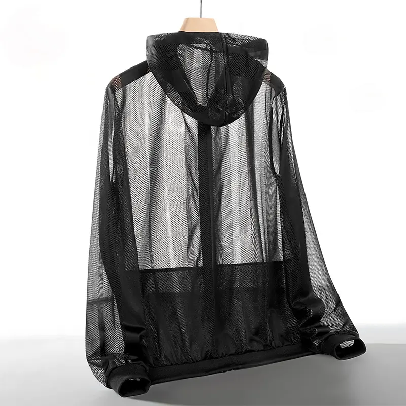Mens Lightweight Breathable Outdoor Sun-Protective Jacket
