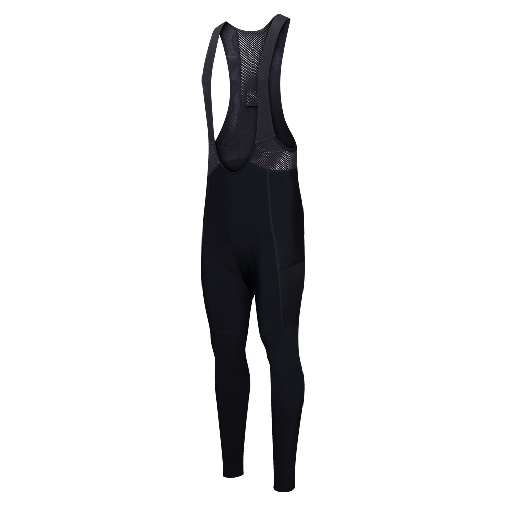 Spring And Autumn Black Plus Velvet Cycling Trousers