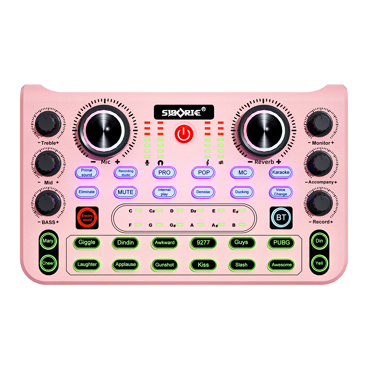 Version X66 M998 Sound Card For Live Show KTV Microphone Full Set - Image 5