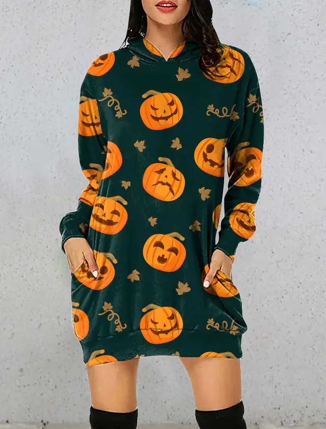 Fashion 3D Printing Female Long Sweater 4 Cotton Fabric 2Xl - Shop at LoveMi