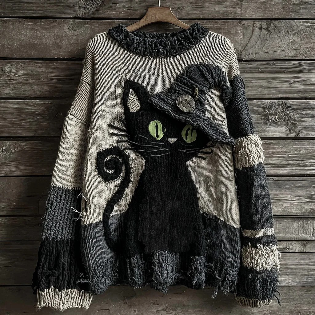 Autumn Winter Casual Womens Faux-Wool Sweatshirt