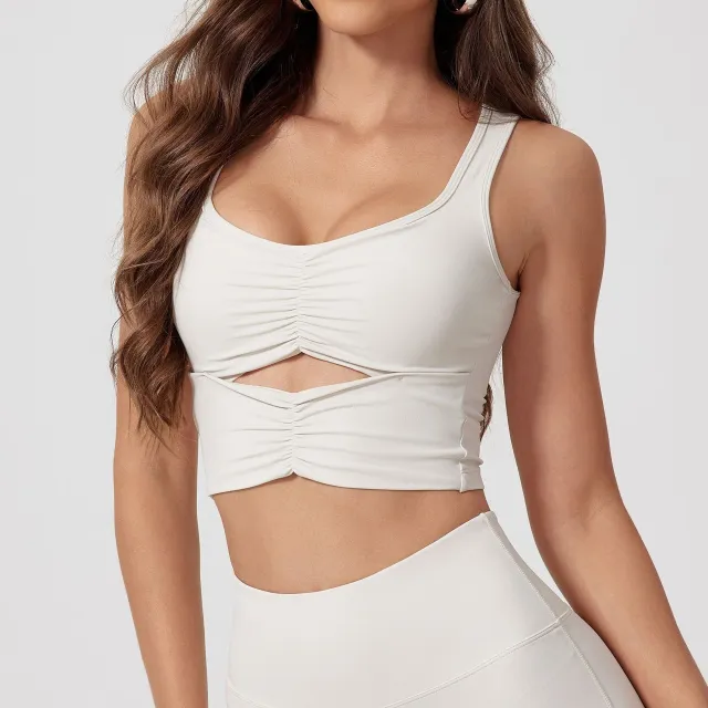Casual Fitness Sports Bra Tight Shockproof Top Albumin S - Shop at LoveMi