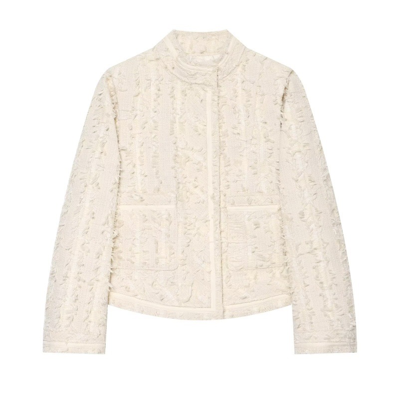 Women's Woolen Elegant Waist-cinching Coat With A Stand-up Collar