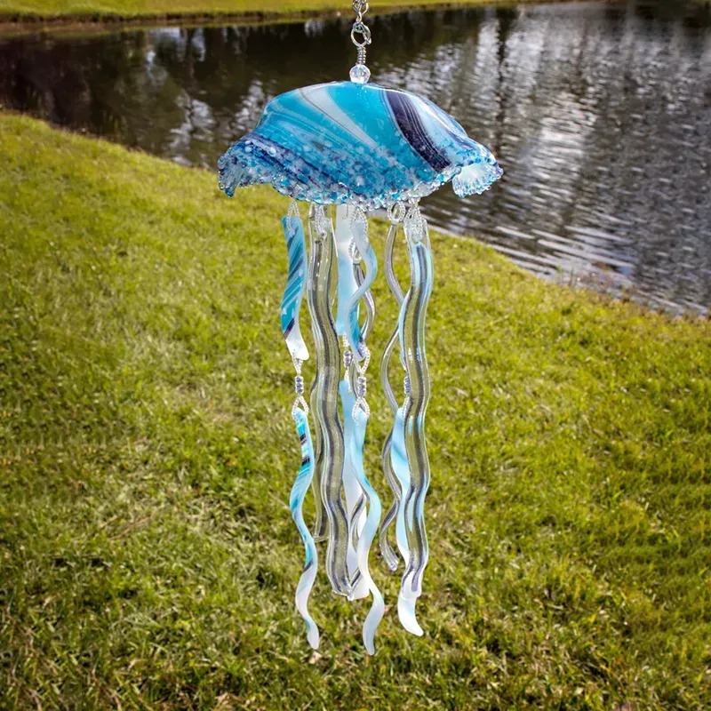 Jellyfish Wind Chime Creative Ocean Decoration Exquisite Gift