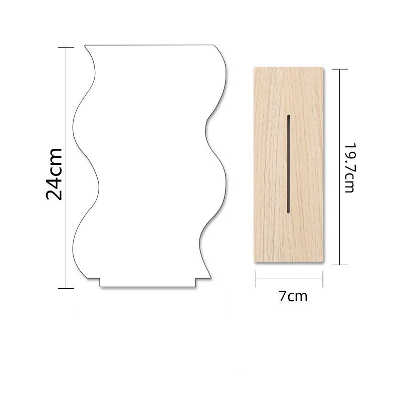 Irregular-shaped Makeup Mirror Photo Prop