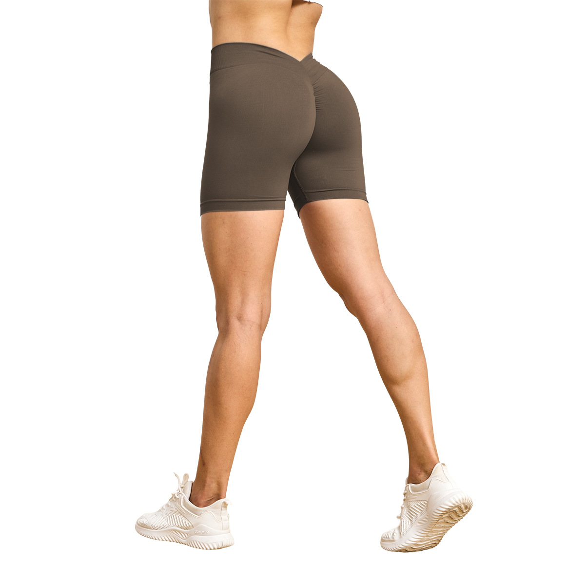 Title 6, Nahtlose Yoga-Shorts für Damen mit V-Rücken und...