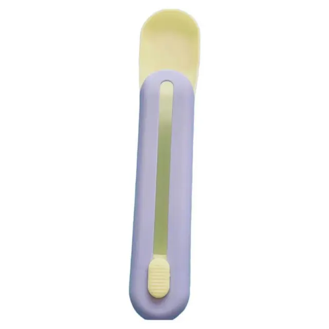 Feeder Cat Strip Squeeze Spoon Yellow Spoon Light Blue Cover - Shop at LoveMi