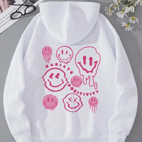 Women's Letter Print Casual Long-sleeved Hoodie - Style 3-3Xl