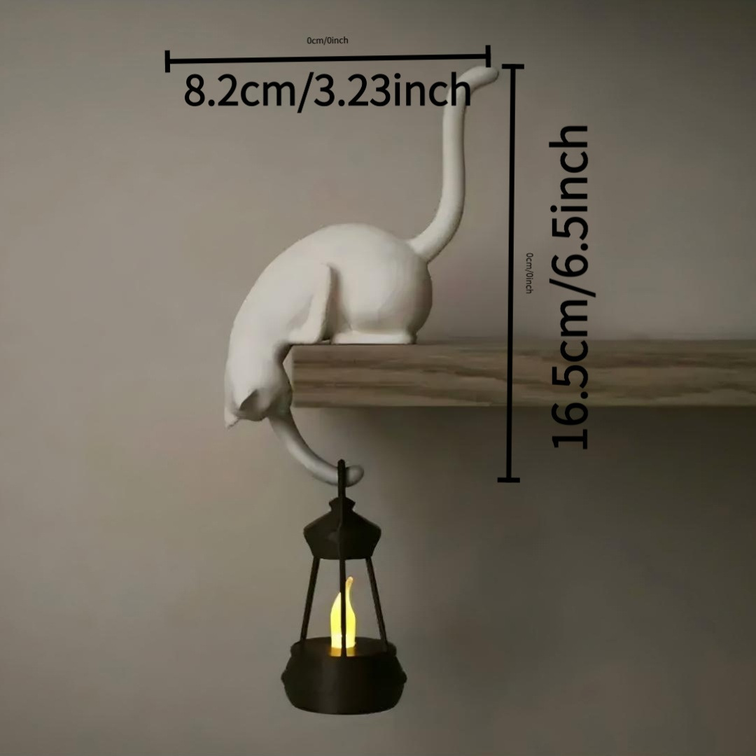 Cat-shaped Hanging Hook Home Decor Ornament