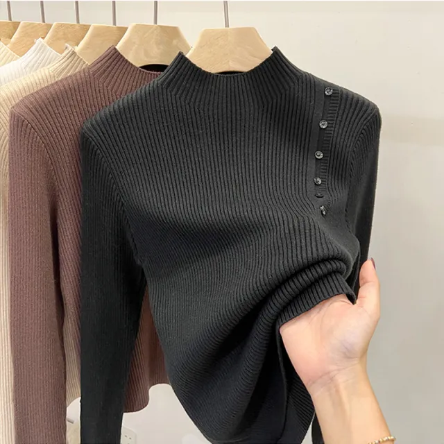 Autumn And Winter Design Fashionable Chic Top Black - Shop at LoveMi