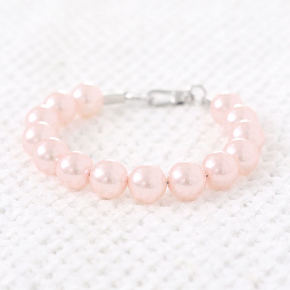 Light Pink ABS Imitation Pearl