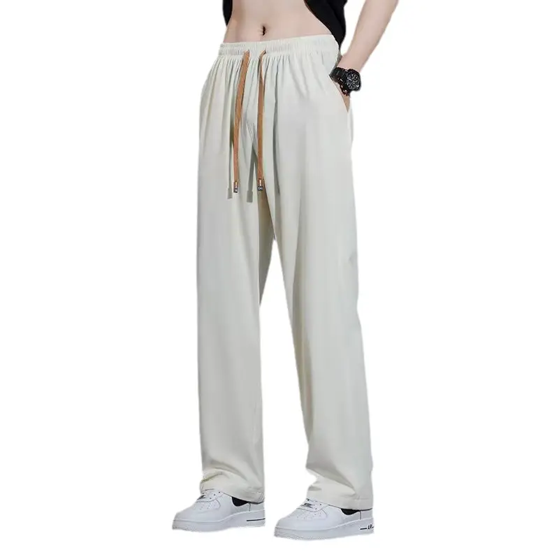 Ice Silk Pants For Men Summer Thin With A Flowing Drape