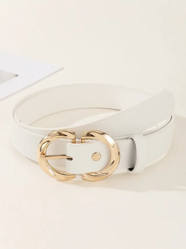 Women's Fashion Unique And Exquisite Belt White - Shop at LoveMi