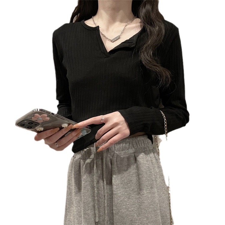 Short Top Women's Long Sleeve