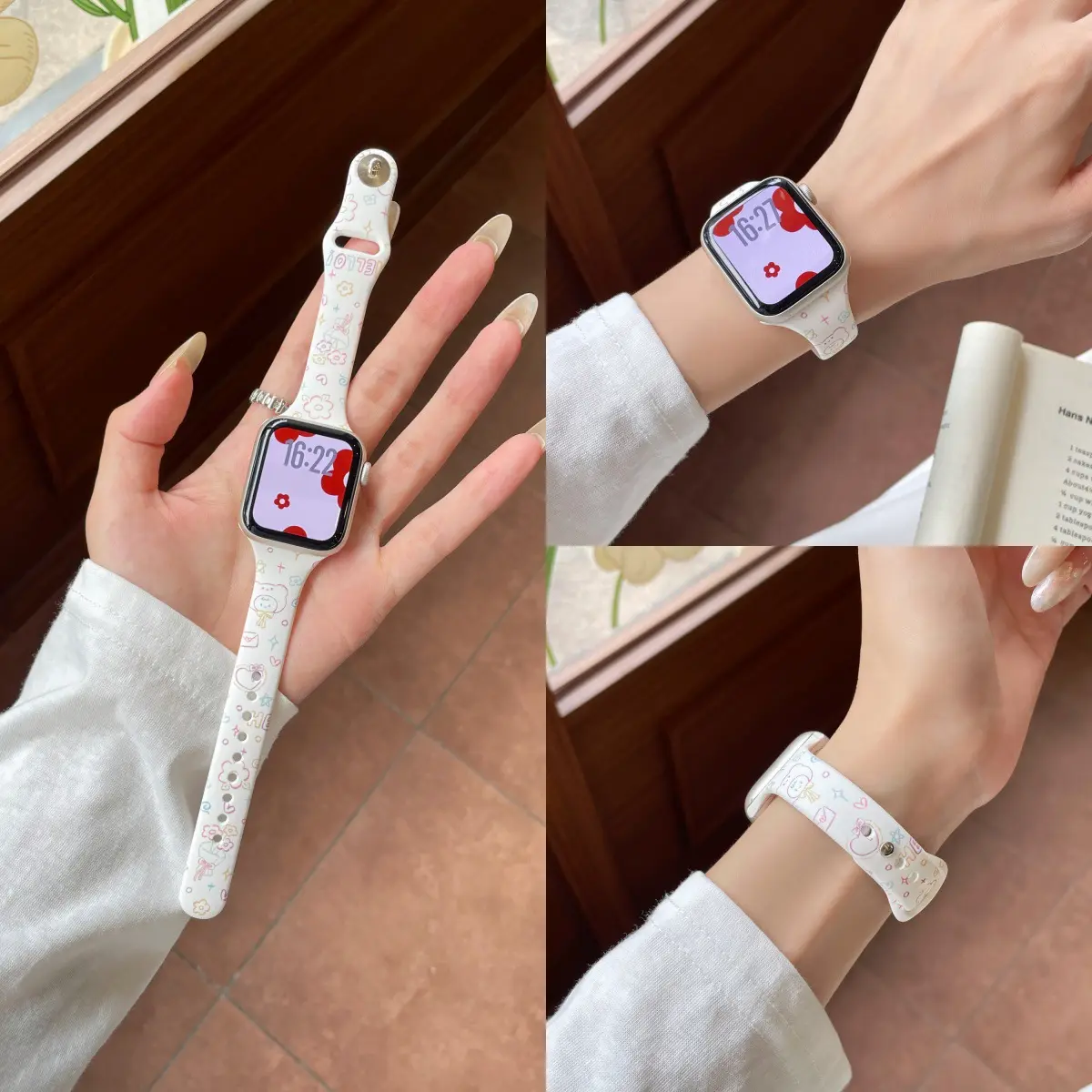 Printed Silicone Watch Strap