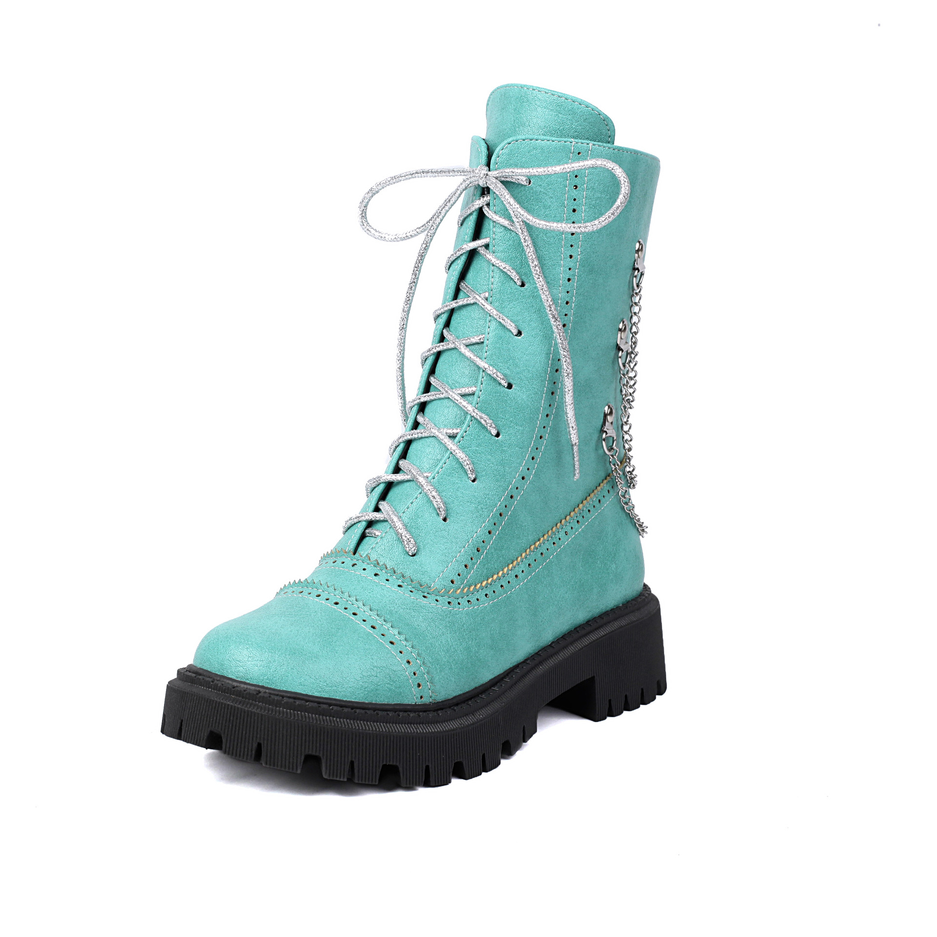 Women’s Chunky Heel Mid-Calf Dr. Style Boots