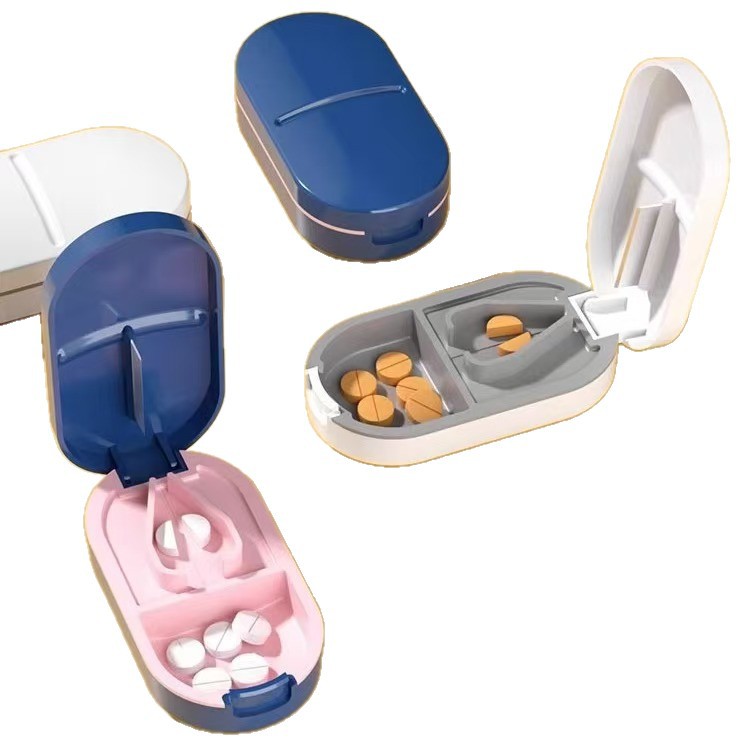Fashion Personality Portable Dispensing Pill Box