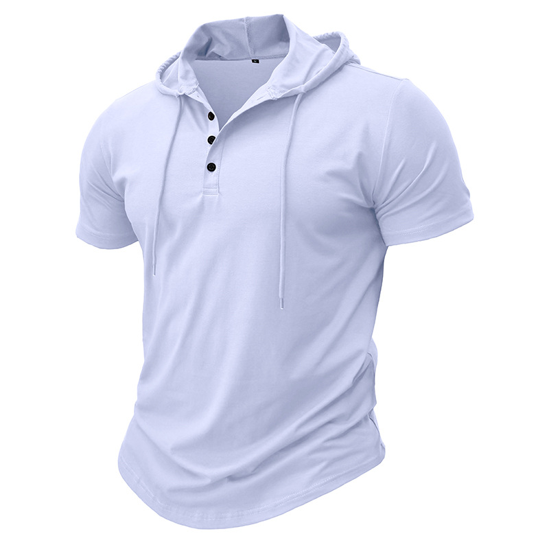 Cross-border Mens Sportswear Fitness Short-sleeve T-shirt