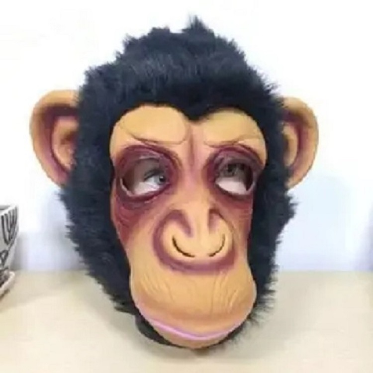 Funny Animal Headgear Single-dog Mask Horse Head Quirky Props For Hilarious Performances