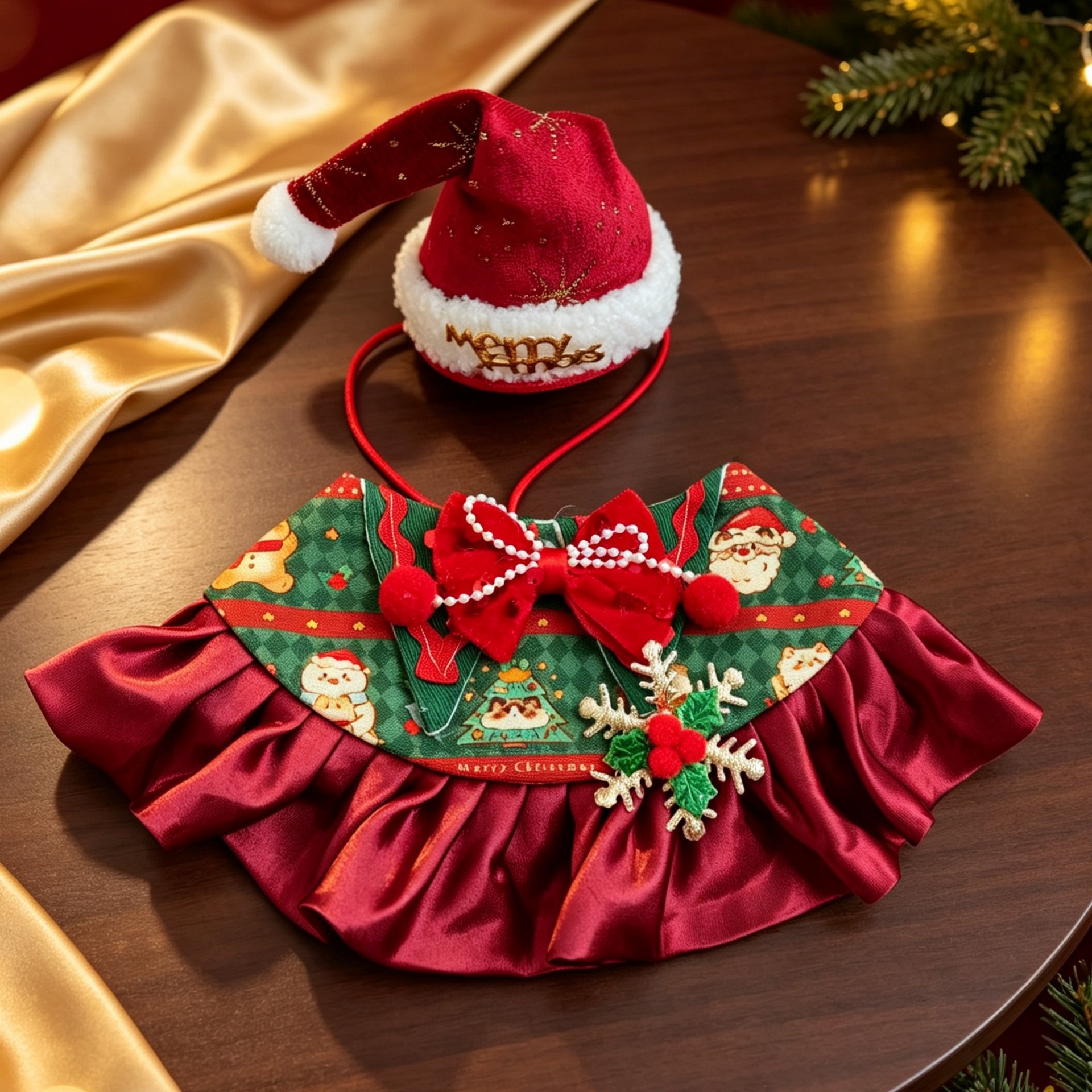 Santa Bib Holiday Set