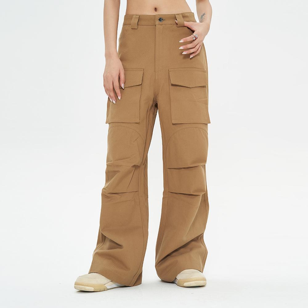 Title 4, Hip Hop Popular Pleated Wide Leg Workwear Pants...