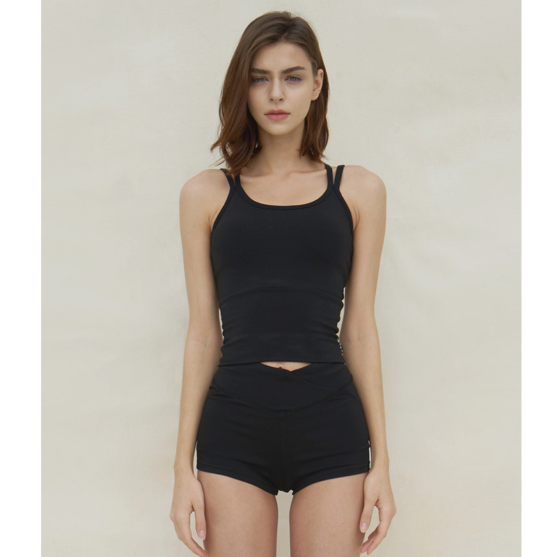 Yoga Fitness Sports Vest Spaghetti Strap Women