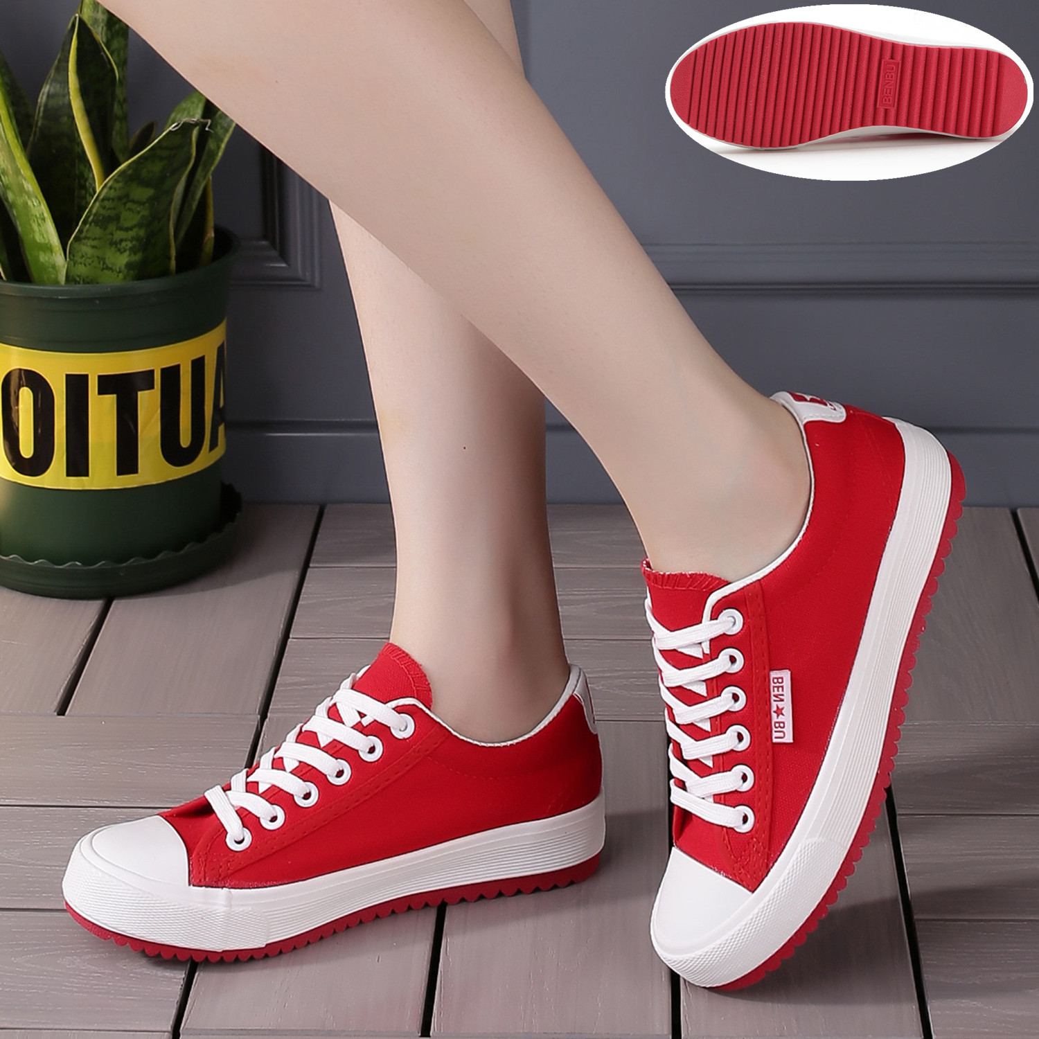 Casual Low-top Canvas Shoes, Lightweight And Flatstylish Unisex Design 2