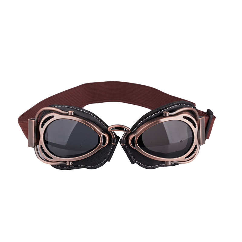Motorcycle Wind-proof Glasses Motorcycle Pilot Hat Against Wind And Sand Harley Prince Helmet Reflective Retro Goggles