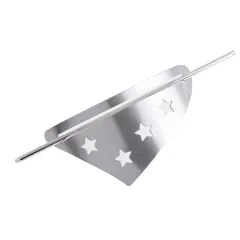 Irregular Geometric Triangle Middle Hollow Line Brushed Hairpin Unique Creative Simple Hair Clips Hair Accessories - Silver Xingx - View 1