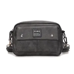 New Casual Men's Shoulder Bag - Grey - View 1