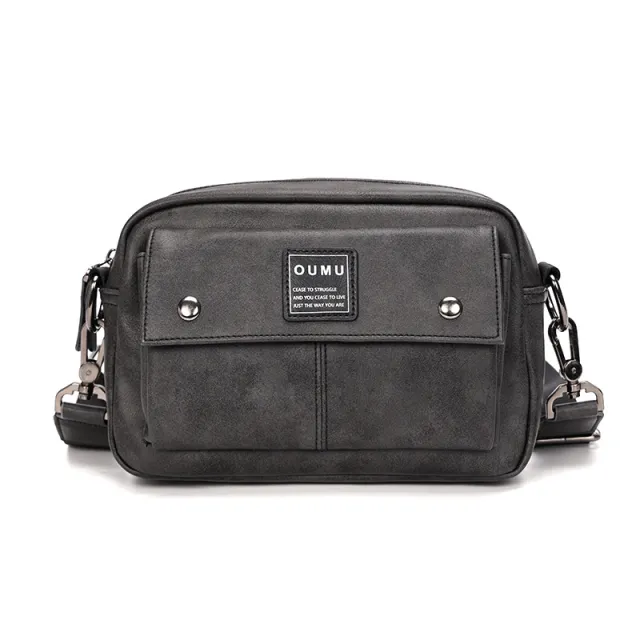 New Casual Men's Shoulder Bag Gray - Shop at LoveMi