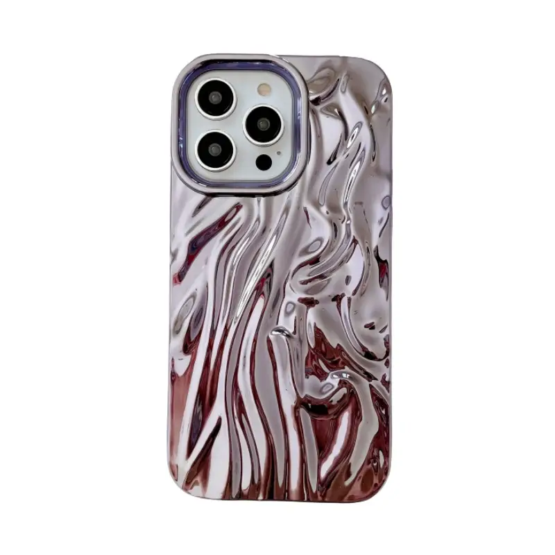 Three-dimensional Pleated Pattern Soft Phone Case