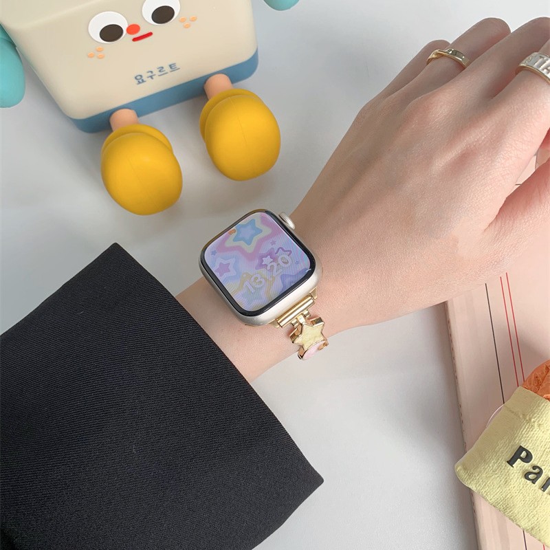 Beautiful All-match Xingyue Metal Chain Niche Watch Strap