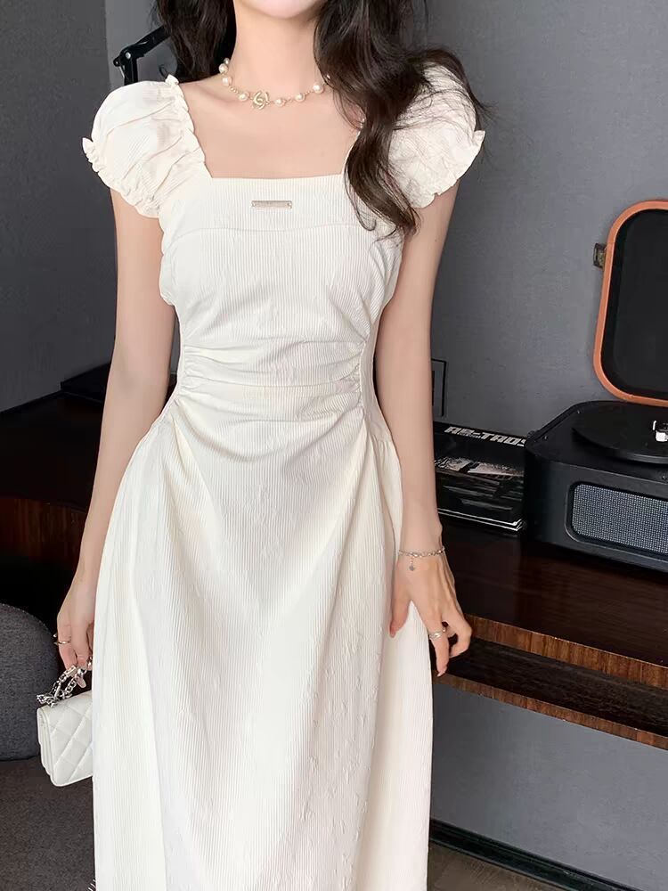 Square-neck New-style First-love Innocent Dress