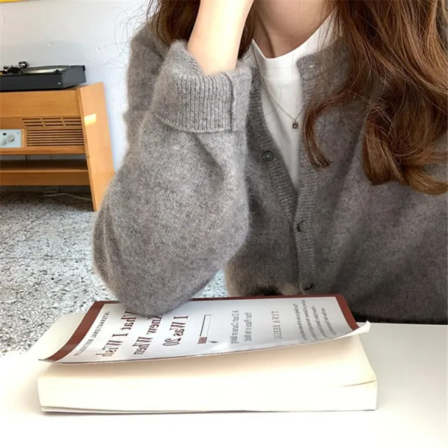 Fall Loose Outer Wear New Sweater Women Gray - Shop at LoveMi