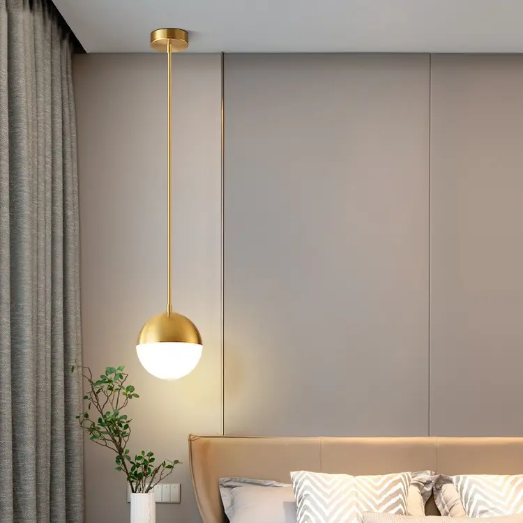 Bedroom Chandelier TV Background Wall Bedside