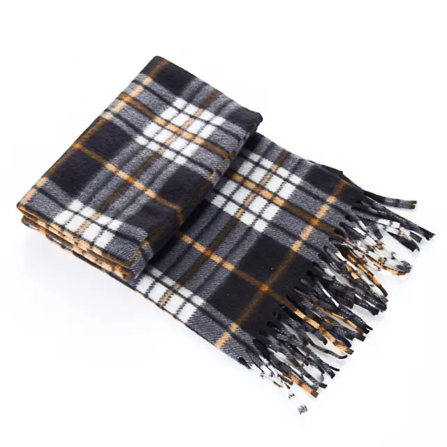 Autumn And Winter Black And White Plaid Plus sized Thickening Thermal Men's And Women's Scarf 5 Colors - Shop at LoveMi