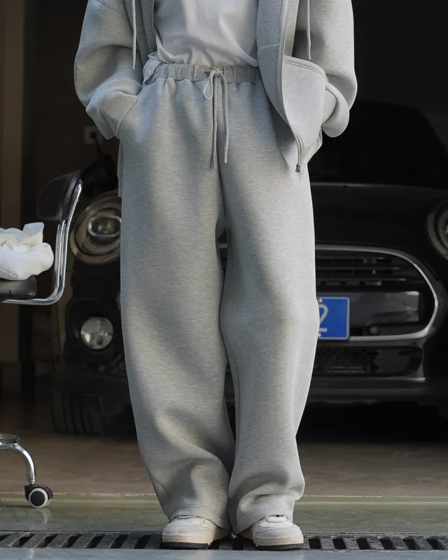 Korean Style Simple And Casual Women's Loose Sports Zipper Sweater Suit Pants - Shop at LoveMi